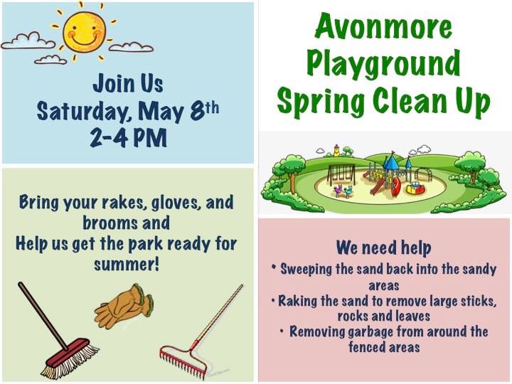 Avonmore Playground Spring Clean Up